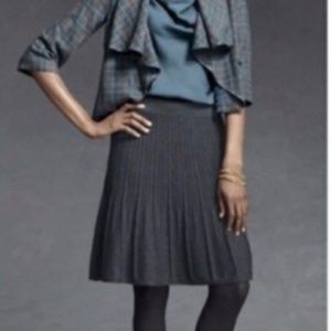 Cabi Vogue Ribbed Sweater Knit Skirt Sz M